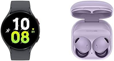 70％OFF Galaxy Watch5 44mm グラファイト + Buds2 Pro ボラパープル