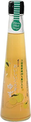 くろず屋 黒酢ドリンク おいしいくろず ゆず 200ml × 3