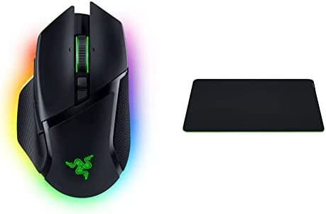 【セット買い】Razer レイザー Basilisk V3 Pro ゲーミングマウス Bluetooth ワイヤレス接続 Focus Pro 30K オプティカルセンサー Black