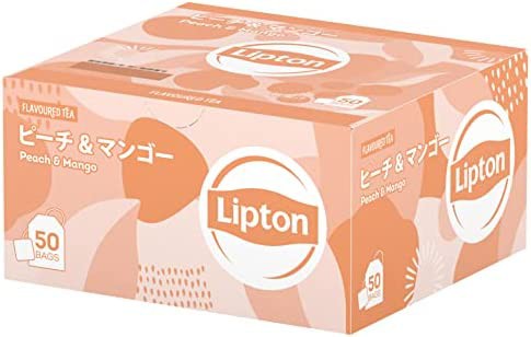 リプトン 紅茶 ピーチ & マンゴー ポリプロピレンティーバッグ 50袋