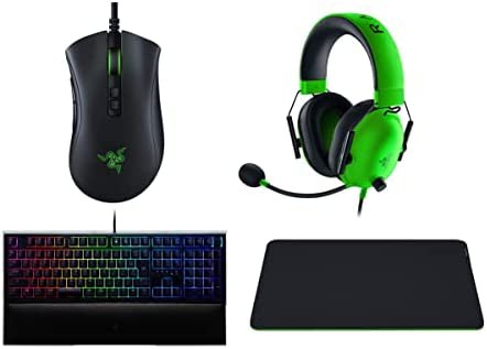 【福袋 2023年版】Razer ゲーミング 初心者向きスターターセット 4点(マウスB+ヘッドセット+キーボード+マウスパッド)