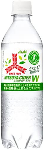 アサヒ飲料 三ツ矢サイダーW 485ml×24本 [トクホ] [サイダー]