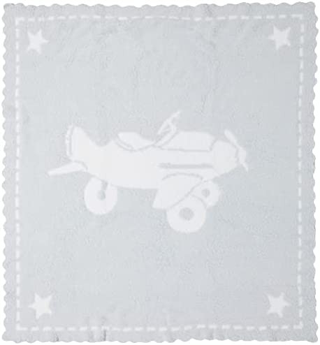 [ベアフット ドリームズ] ブランケット B551 Cozy Chic Scalloped Receiving Blanket レディース Blue/WhiteAirplane [並行輸入品]の通販は 9,525円