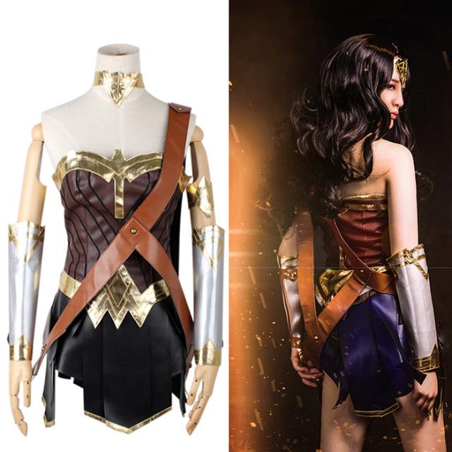 Wonder Woman　ワンダーウーマン　コスプレ　コス　cos 8点セット　S/M/L/XL　cos cos-w　cos-snk wsc-170815-01