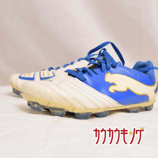 中古 プーマ Puma パワーキャット4 12 Hg ジュニア ホワイト ブルー サイズ21 5cm サッカー スパイク 01の通販はau Pay マーケット カウカウキング Au Pay マーケット店