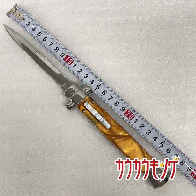 中古 イタリア製 アウトドア フォールディングナイフ サバイバルナイフ 飛び出しナイフ型 Mago 9 Dagger Satin Otf Mago Uの通販はau Pay マーケット カウカウキング Au Pay マーケット店