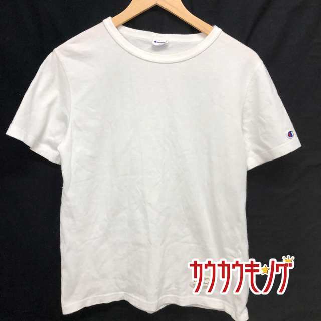 中古】CHAMPION /チャンピオン 半袖 シャツ Tシャツ ホワイト サイズM