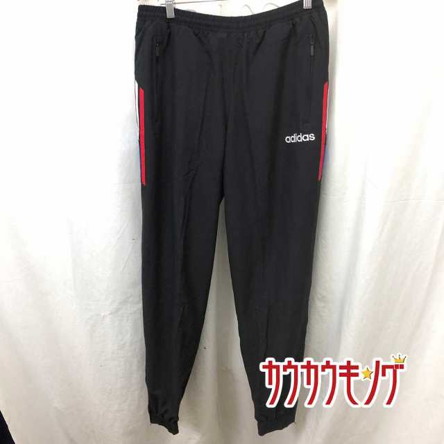 中古 Adidas アディダス ロングパンツ ヴィンテージ サイズl ブラック D8 F192 メンズの通販はau Pay マーケット カウカウキング Au Pay マーケット店