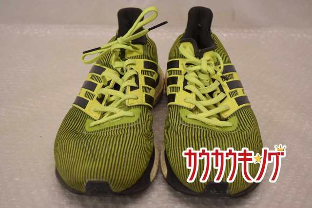 中古 アディダス Adidas エスノバ グライド ブースト 4 蛍光 イエロー サイズ30 0cm ランニングシューズ 3464 ジョギングの通販はau Pay マーケット カウカウキング Au Pay マーケット店