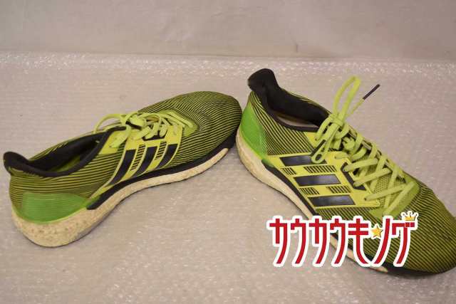 中古 アディダス Adidas エスノバ グライド ブースト 4 蛍光 イエロー サイズ30 0cm ランニングシューズ 3464 ジョギングの通販はau Pay マーケット カウカウキング Au Pay マーケット店