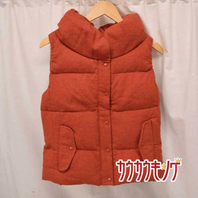 中古 Gap ギャップ Off Neck Vest Wool ダウン ベスト オレンジ サイズs メンズの通販はau Pay マーケット カウカウキング Au Pay マーケット店