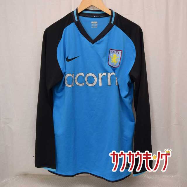 中古 Nike ナイキ 08 09 アウェイ Avfc アストンヴィラ 長袖 ユニフォーム サイズl サッカー ウェアの通販はau Pay マーケット カウカウキング Au Pay マーケット店