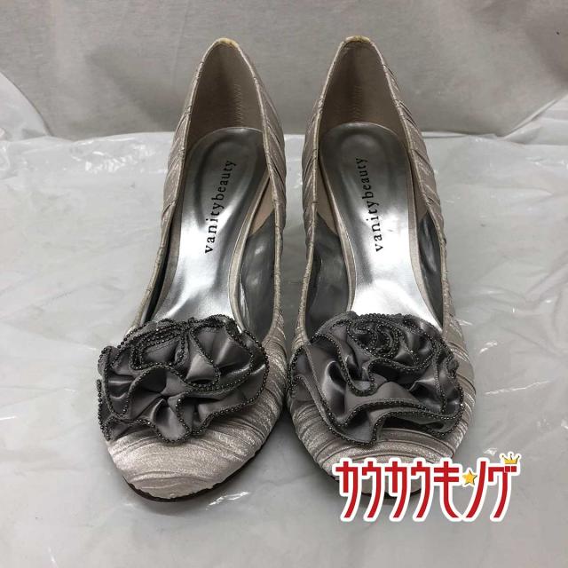 中古 Vanity Beauty バニティービューティー ヒール パンプス 華 サイズ23 5cm レディースの通販はau Pay マーケット カウカウキング Au Pay マーケット店