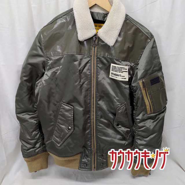 【中古】(良品) ディーゼル/DIESEL ジャケット W-FEDOVIK オリーブ 袖ビッグジップディティール ファートリム  パテッドボンバージャケッ｜au PAY マーケット