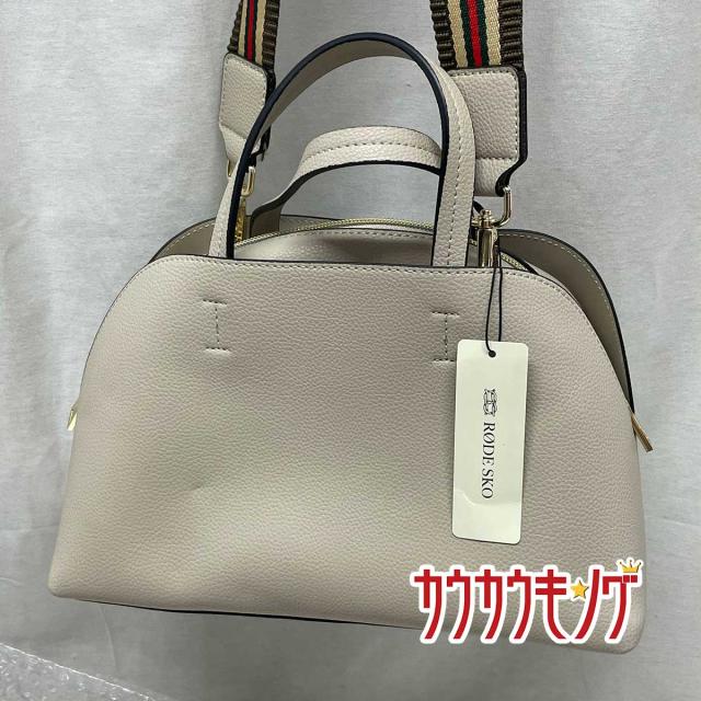 中古 未使用 Rode Sko Ilta ダブルショルダーポシェット アーバンリサーチ Urban Research レザーバッグ レディース アイボリーの通販はau Pay マーケット カウカウキング Au Pay マーケット店