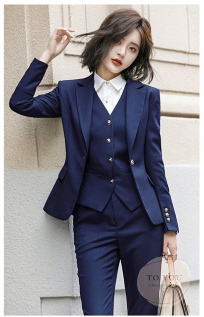 レディース スーツ ワンピーススーツ スーツ セット ストライプ柄スーツ リクルートスーツ 紺 スーツ パンツスーツ ジャケット ズボン 2の通販はau Pay マーケット ショップモール To You