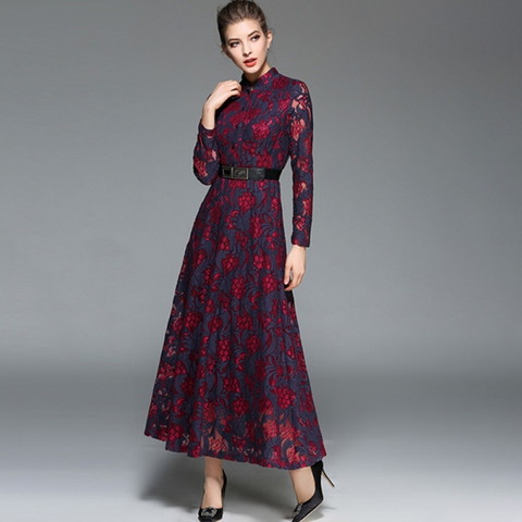 パーティードレス 結婚式 二次会 ワンピース 結婚式ドレス お呼ばれワンピース ３０代 ４０代 ロングドレス 袖あり 赤 レース 花柄 A0811の通販はau Pay マーケット ショップモール To You