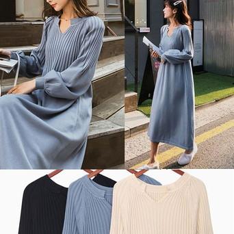 ワンピース 春 3カラー ゆったり ふんわり袖 長袖 可愛い おしゃれ 大人 レディース 結婚式 Fe 2445の通販はau Pay マーケット ショップモール To You