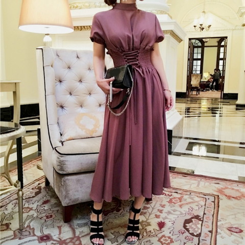 パーティードレス 結婚式 二次会 ワンピース 結婚式ドレス お呼ばれワンピース ２０代 ３０代 ４０代 袖あり ミモレ丈 ピンク A10の通販はau Pay マーケット ショップモール To You