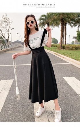 40代のファッションレディース ワンピース ロングロングスカート サスペンダー付きスカート Aラインスカート 着痩せ 着回し K 0097の通販はau Pay マーケット ショップモール To You