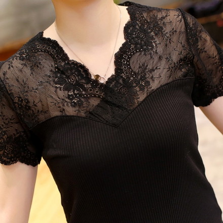 韓国 ファッション レディース 夏 インナーtシャツ 重ね着 レーストップス 薄手カットソー インナーレース チラ見え防止 半袖 春夏 エレの通販はau Pay マーケット ショップモール To You