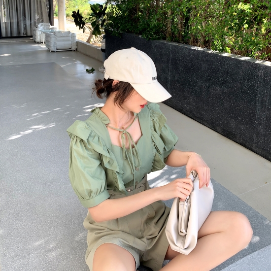 韓国 ファッション レディース 夏 レディースデザインブラウス 大人カジュアル フリルブラウス ベーシックカラー シック 半袖 春夏 きれの通販はau Pay マーケット ショップモール To You