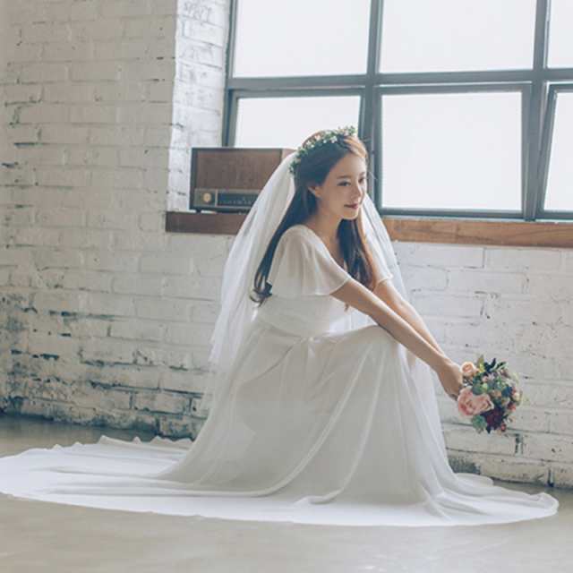 ウェディングドレス 白 二次会 花嫁 大きいサイズ 小さいサイズ 袖あり