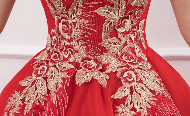 激安本物 赤 カラードレス 13～17号 大きめサイズ ドレス - pratc.lt