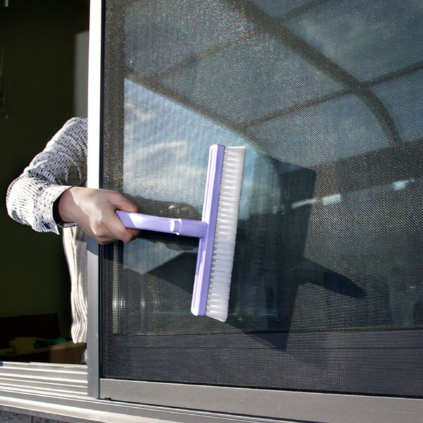 回転アミ戸ブラシ 網戸掃除 網戸ブラシ アミドブラシ 網戸クリーナー 掃除 清掃 の通販はau Pay マーケット リビングート