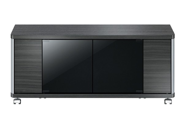 テレビ台 AVラック ハイタイプ キャスター付 42V型対応 GD 約幅96cm （ テレビボード ローボード 収納 ブラック 黒 木目 木製 テレビ TV