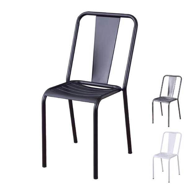 ダイニングチェア スチール製 スタッキングチェア 座面高44cm （ 椅子 イス いす チェア チェアー デスクチェア パソコンチェア ダイニングチェアー スタッキングチェアー オフィスチェア 会議椅子 ミーティングチェア ）の通販は