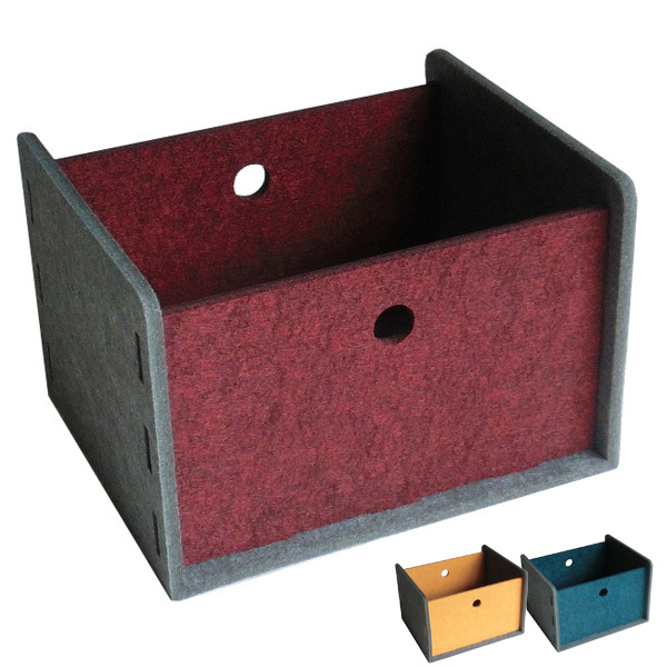 収納ボックス ストレージボックス L 幅30cm フェルト フェルメノン 収納ケース 小物入れ おもちゃ箱 衣類収納 Box 収納箱 収納 の通販はau Pay マーケット リビングート