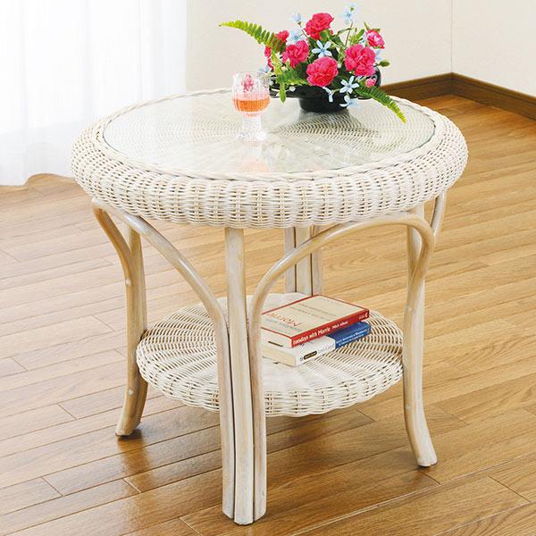 ラタンテーブル ラタン調センターテーブル[幅80] | 【公式】LOWYA