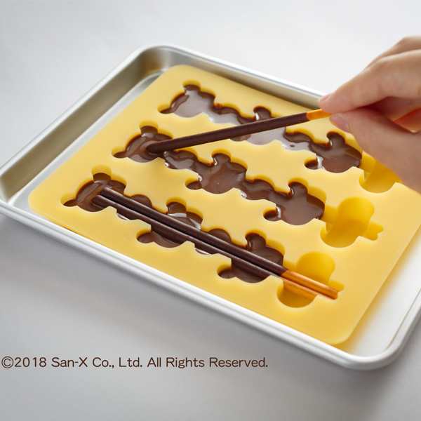 チョコレート型 シリコン製 リラックマ スティックチョコ キャラクター チョコレート 型 シリコン 製菓道具 チョコ シリコン型 製菓用の通販はau Pay マーケット リビングート