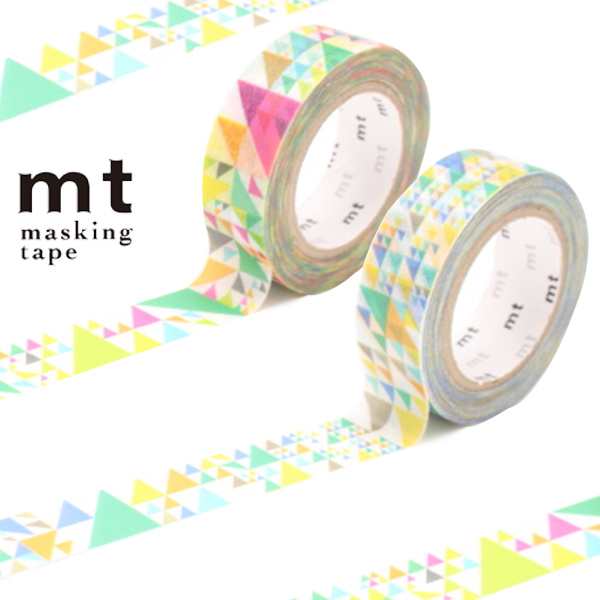 マスキングテープ Mt 1p 三角 幅15mm カモ井加工紙 マステ 和紙テープ ラッピング デコレーション コラージュ ラッピングテープ の通販はau Pay マーケット リビングート
