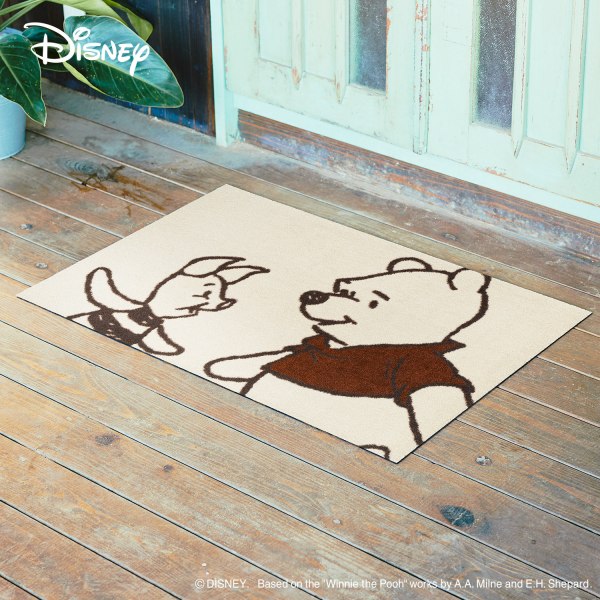玄関マット 屋内 屋外兼用 プーさん ピグレット 60 90cm 送料無料 玄関 マット ディズニー Disney プーさん くまのプーさん Pooの通販はau Pay マーケット リビングート