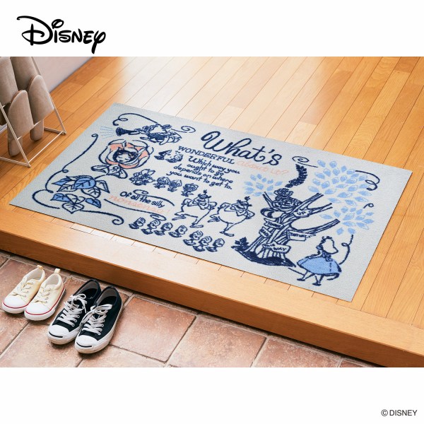 玄関マット 屋内 屋外兼用 不思議の国のアリス 75 1cm 送料無料 玄関 マット 洗える ディズニー Disney ディズニープリンセス の通販はau Pay マーケット リビングート