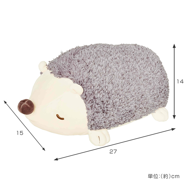 クッション ぬいぐるみ フラッフィーアニマルズ ボルスター ハリネズミ 抱き枕 抱きまくら 動物 アニマル 洗える 洗濯 手洗い かわいの通販はau Pay マーケット リビングート