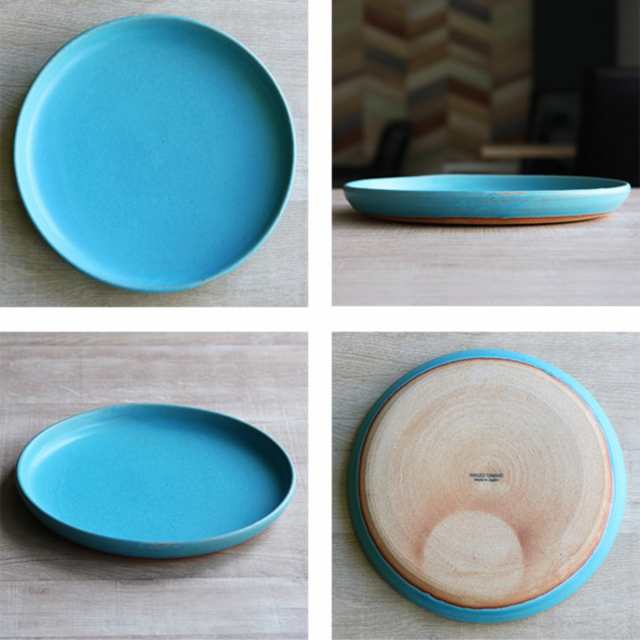 プレート 24cm Blueシリーズ 陶器 食器 笠間焼 日本製 （ 食洗機対応 お皿 電子レンジ対応 皿 ワンプレート パスタ皿 カレー皿  メインプの通販はau PAY マーケット - お弁当グッズのカラフルBOX | au PAY マーケット－通販サイト
