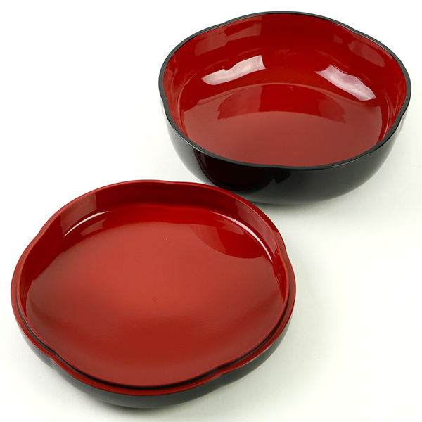 菓子器 夢うさぎ 梅型 蓋付き 漆器 器 食器 日本製 菓子入れ 盛鉢 菓子盆 菓子鉢 皿 うつわ 和皿 プラスチック ふた付き 蓋 フタ 付きの通販はau Pay マーケット リビングート