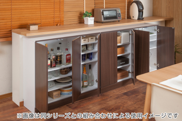 カウンター下収納 キャビネット 北欧風 Face 幅90cm 送料無料 キッチン収納 収納棚 窓下収納 キッチン 収納 キッチンカウンター の通販はau Pay マーケット リビングート