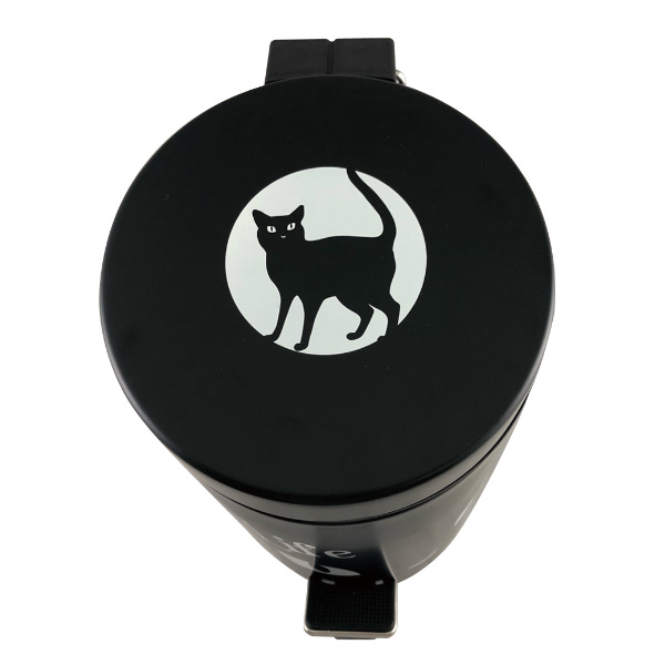 ゴミ箱 ネコ ペダル ふた付き 3l No Cat No Life ダストボックス おしゃれ 小さい 猫 フタ付き 猫グッズ ペダルペール 3リットル 縦型の通販はau Pay マーケット リビングート