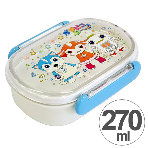 お弁当箱 小判型 ガラピコぷ 270ml 子供用 キャラクター 弁当箱 中子付き ランチボックス 食洗機対応 ガラピコ ガラピコプー の通販はau Pay マーケット リビングート