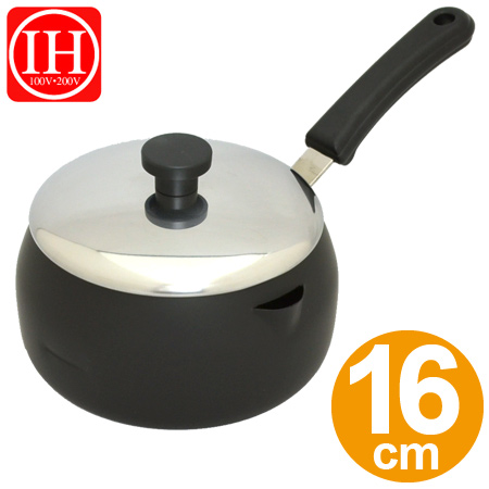 天ぷら鍋 16cm Ih対応 鉄製 蓋付き ブレイブ 片手天ぷら鍋 ガス火対応 フライ鍋 てんぷら鍋 ミニサイズ 揚げ物鍋 揚げ鍋 天婦の通販はau Pay マーケット リビングート