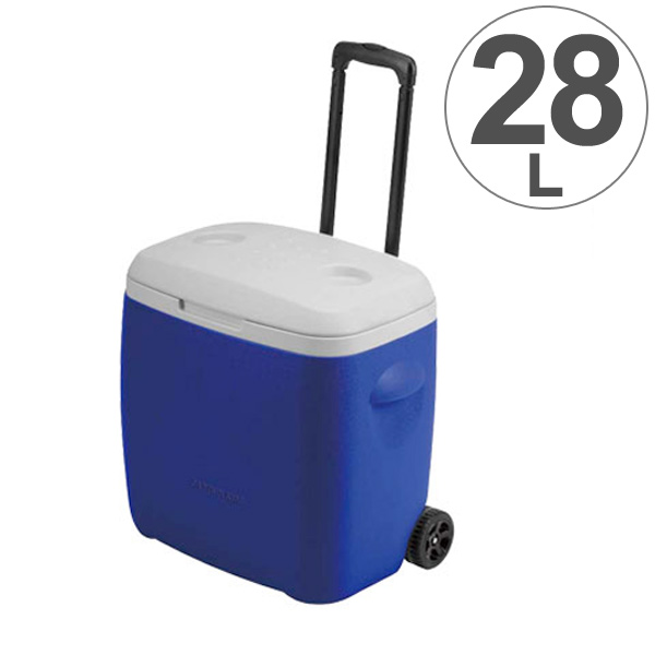 クーラーボックス　リガードホイールクーラー　大容量　キャスター付き　28L　キャプテンスタッグ （ 送料無料 保冷バッグ クーラーバッの通販は