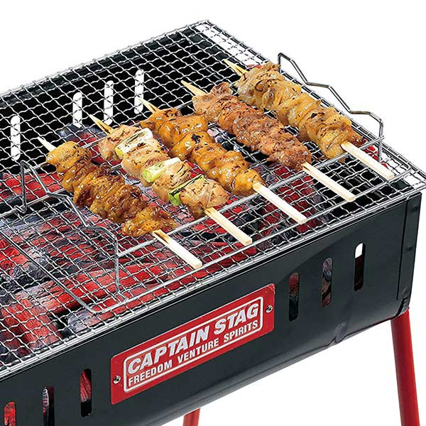 焼き網 串焼き&焼き過ぎ防止アミ300×145 キャプテンスタッグ （ アミ