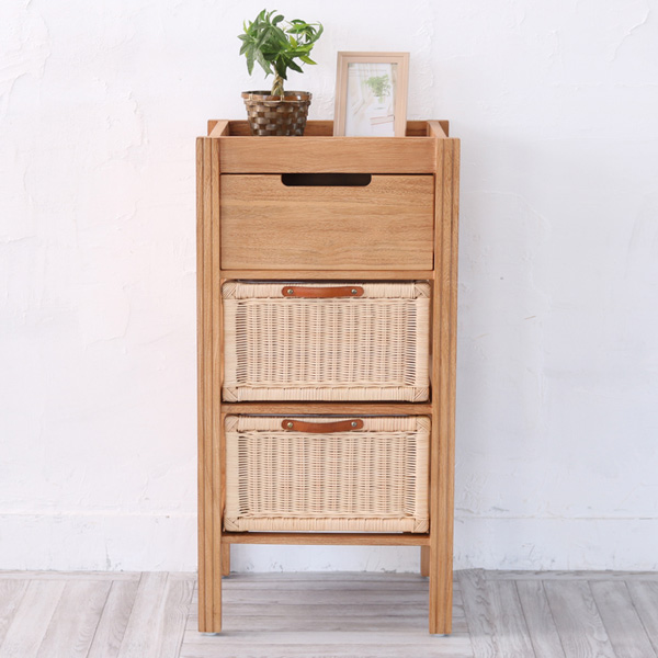 天然木 チェスト 籐バスケット 【公式通販】