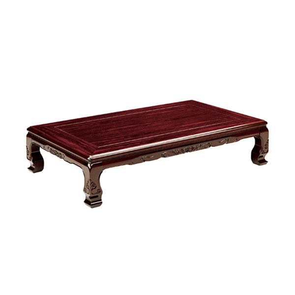 紅紫檀の座卓、ひび割れあり 紅紫檀の座卓、ひび割れあり テーブル修理 座卓修理 一枚板テーブル