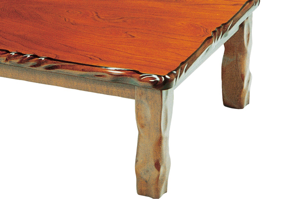 家具調こたつ 座卓 長方形 木製 コタツ 天然 幅120cm （ 炬燵 テーブル