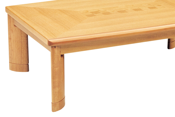 家具調こたつ 座卓 長方形 木製 継ぎ脚 コタツ サクセス 幅105cm （ 炬燵 テーブル ナラ市松 突板仕上げ 日本製 コントロール ローテーブル 和モダン 和風 ちゃぶ台 継ぎ足し 和 おこた 和室 旅館 ）_2